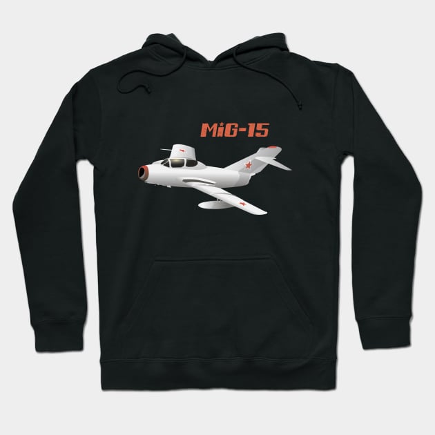 MiG-15 Soviet Jet Fighter Hoodie by NorseTech